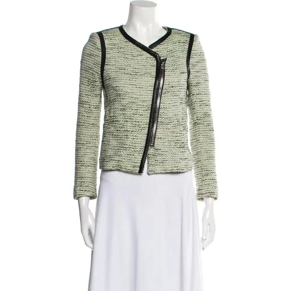 Sandro Tweed Pattern Jacket Size S - Picture 1 of 3